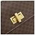 16 Céline Borsa a Spalla CELINE Macadam Canvas PVC Pelle Marrone Oro Auth BA14393 D'oro - vista 14