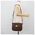 16 Céline Borsa a Spalla CELINE Macadam Canvas PVC Pelle Marrone Oro Auth BA14393 D'oro - vista 24