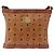 Borsa a Spalla MCM Vicetos Logogram PVC Pelle Marrone Oro Auth 192237 D'oro - vista 2