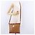 Borsa a Spalla MCM Vicetos Logogram PVC Pelle Marrone Oro Auth 192237 D'oro - vista 23