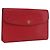 LOUIS VUITTON Epi Montaigne 27 Clutch Rosso M52657 LV Auth 191784A