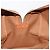Céline Borsa Boston CELINE Macadam Canvas PVC Pelle Marrone Oro Auth 186570 D'oro - vista 21