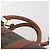 Céline Borsa Boston CELINE Macadam Canvas PVC Pelle Marrone Oro Auth 186570 D'oro - vista 8