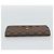 LOUIS VUITTON Damier Ebene Portefeuille Sarah Long Wallet N60491 LV Auth bs36121 - vista 5
