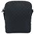 Borsa a Spalla GUCCI GG Canvas Nera Argento 92551 Auth 192749 Nero - vista 3