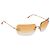 Gafas de sol CHANEL metal Gold CC Auth BA14352M Dorado