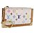 LOUIS VUITTON Monogram Multicolor Pochette Cles Purse White M92655 Auth BA14331V