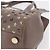 Borsa Jimmy Choo Riley Small Star Studs in pelle grigia e oro Auth bs36088 Marrone D'oro - vista 12