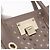Borsa Jimmy Choo Riley Small Star Studs in pelle grigia e oro Auth bs36088 Marrone D'oro - vista 15