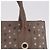 Borsa Jimmy Choo Riley Small Star Studs in pelle grigia e oro Auth bs36088 Marrone D'oro - vista 4