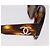 Gafas de sol CHANEL de plástico Marrón CC Auth BA14362M Castaño - vista 7