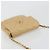 CHANEL Borsa a Spalla Matelasse in Pelle di Agnello Beige Oro CC Auth 193017 D'oro - vista 6