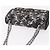 CHANEL beads Chain Matelasse 25 Bag Tweed Black Silver CC Auth yk20617SM Silvery - view 6