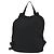 Zaino PRADA Nylon Nero Argento Auth ar13994 - vista 3