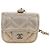 CHANEL Custodia Matelassé per AirPods Pro Set Pochette in Pelle Gold CC Auth 191648SM D'oro - vista 2