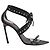 Décolleté Saint Laurent Inis studded in pelle nera Nero