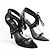 Décolleté Saint Laurent Inis studded in pelle nera Nero - vista 3