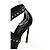 Décolleté Saint Laurent Inis studded in pelle nera Nero - vista 4