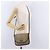 Borsa a Spalla Burberrys Nova Check in Tela Marrone con Tonalità Oro Auth 192747 - vista 21