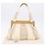 Borsa CHANEL Tela Beige Oro CC Auth 192039V D'oro - vista 23