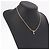 Collana a catena snake Christian Dior Metallo Tonalità Oro Auth SW2518 - vista 14