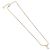 Collana a catena snake Christian Dior Metallo Tonalità Oro Auth SW2518 - vista 2