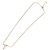 Collana a catena snake Christian Dior Metallo Tonalità Oro Auth SW2518 - vista 8