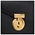 Borsa a Spalla Salvatore Ferragamo in Pelle Nera e Oro Auth gh2148 Nero D'oro - vista 15
