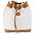 Céline Borsa a Spalla CELINE in Pelle Bianco Oro Auth BA14401A D'oro - vista 2