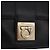 Borsa Salvatore Ferragamo Gancini in pelle nera e oro Auth bs36169V Nero D'oro - vista 14
