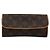 LOUIS VUITTON Monogram Pochette Twin PM Borsa a Spalla M51854 LV Auth 186629A Monogramma - vista 13