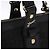 Borsa Tote FENDI Zucchino Canvas Nera Oro Auth ka5213 Nero D'oro - vista 15