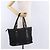 Borsa Tote FENDI Zucchino Canvas Nera Oro Auth ka5213 Nero D'oro - vista 24
