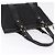 Borsa Tote FENDI Zucchino Canvas Nera Oro Auth ka5213 Nero D'oro - vista 6