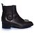 Chanel, botas Chelsea de cuero marrón Castaño - vista 4