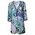 Emilio Pucci, tunica dress grafica blu e viola Porpora