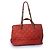 Chanel, borsa tote in pelle caviar rossa trapuntata portobello - vista 3