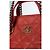 Chanel, borsa tote in pelle caviar rossa trapuntata portobello - vista 5
