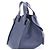 Borsa a mano 2Way in pelle LOEWE Hammock Medium in blu navy - vista 5