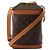 Borsa a tracolla Louis Vuitton Milk Box in tela Monogram marrone M44877 Beige