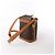 Borsa a tracolla Louis Vuitton Milk Box in tela Monogram marrone M44877 Beige - vista 2