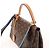 Borsa 2Way Louis Vuitton Cluny MM Monogram Canvas Marrone M42735 Bordò - vista 3
