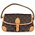Borsa Diane in Monogram Canvas nero Louis Vuitton Marrone Monogramma - vista 11
