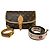 Borsa Diane in Monogram Canvas nero Louis Vuitton Marrone Monogramma - vista 4