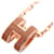 Hermès Collana Hermes Mini Pop H Rosa D'oro  - vista 1