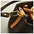 Borsa Louis Vuitton Monogram Montaigne BB Marrone - vista 12