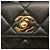 Zaino Chanel Matelassé in agnello nero - vista 16