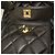 Zaino Chanel Matelassé in agnello nero - vista 17