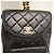 Zaino Chanel Matelassé in agnello nero - vista 8