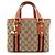 Borsa Tote Mini GUCCI Sherry Line Beige Arancione Porpora - vista 2